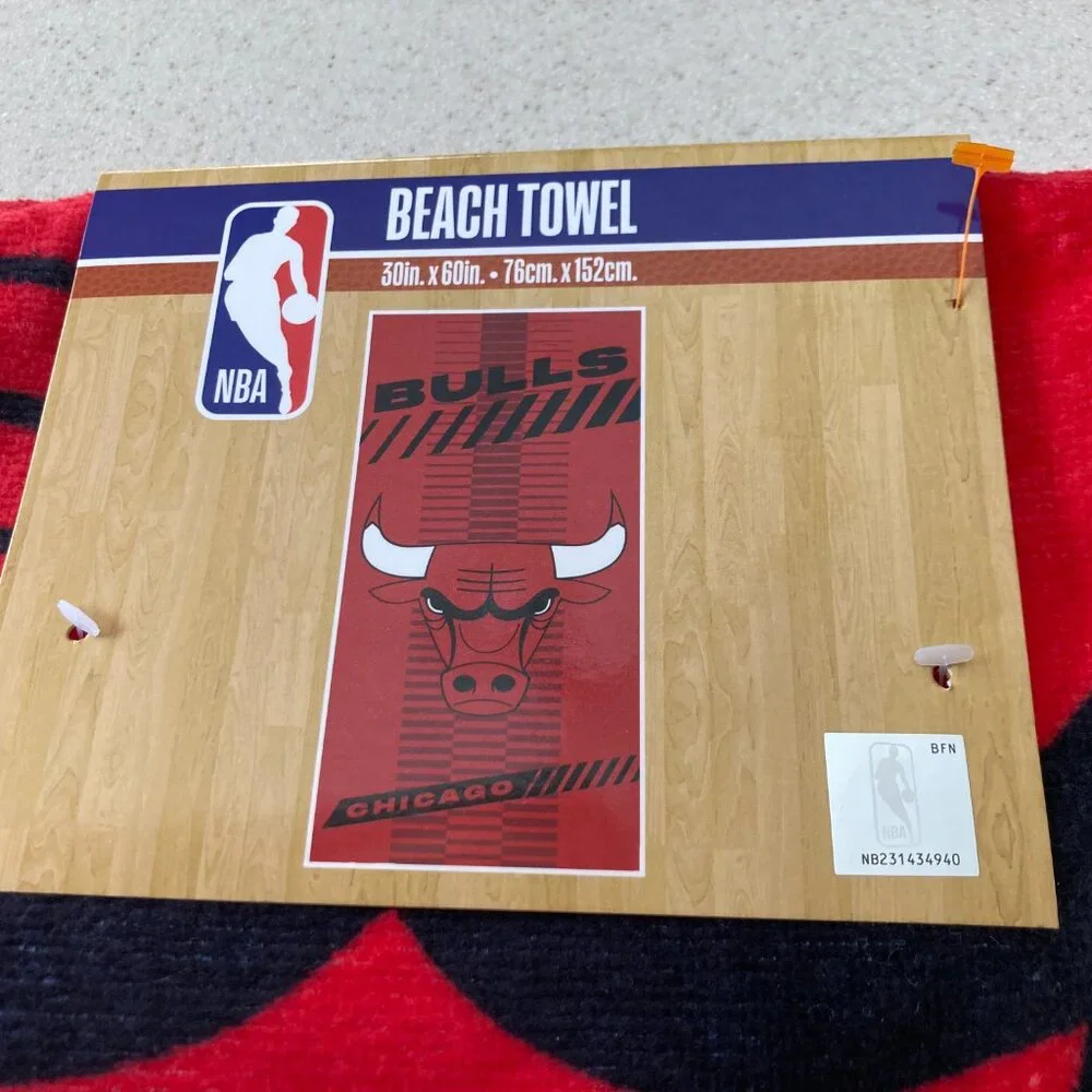 Chicago Bulls NBA Beach Towel New 60